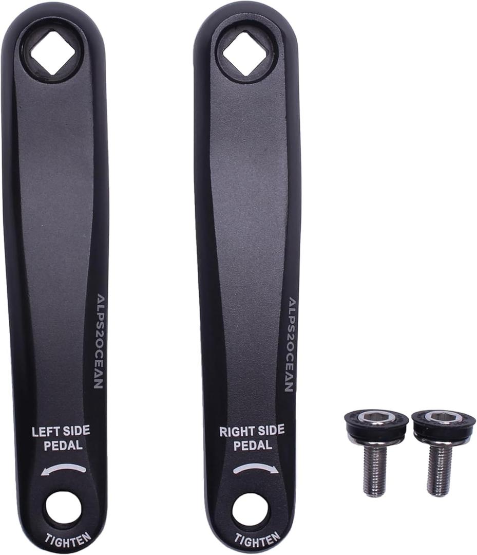 Bike Crank Arms,89MM/102MM/114MM/127MM/140MM/152MM/160MM/165MM/170MM/175MM in Diamond Hole Bike Crank Arm for Ebike