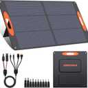 SOKIOVOLA N-Type 16BB 100W Portable Solar Panel 18V Mono ETFE Foldable Solar Panel,25% High Efficiency IP68 Waterproof for Camping Outdoor RV Blackout