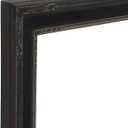 Creative Mark Plein Air Museum Collection Nouveau Picture Frame Solid Wood Composition Hand-Leafed Museum Quality Closed Corner - Black/Gold 11x14