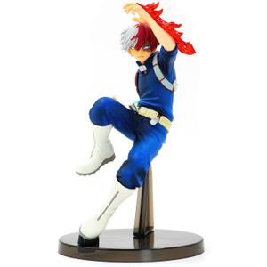 MHA Todoroki Shoto Action Figure - Anime Cartoon Character Statue Collectible Model PVC Doll Desktop Decoration Ornaments