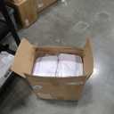 Trlyc 100 Pcs Spandex Chair Covers for Dining Chairs Stretch Polyester Dining Chairs Slipcovers for Wedding Party Decor Banquet Flat-Front Chair Cover (White)