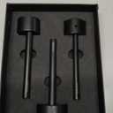 3 Sizes Leather Corner Punch, Half-Round Punch Set, Leather Belt End Punch Tool, Belt Cutter Cutting Tool, Leatherworking Tools for Strap Belts, Wallet, Bags