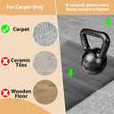 Carpet Protector for Pets Cat Carpet Protector for Doorway, Anti Scratch Under Door Cat Scratch Protector Mat, Easy to Cut Plastic Stopper (Black, 3.6FT-2pack)