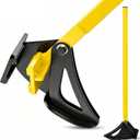 48" Heavy-Duty Root Puller – Instantly Uproots Trees & Shrubs (Stems ¼–2.5") | No Assembly, Ready to Use | Ergonomic Leverage Design for Landscaping, Farm & Forestry Work, Yellow.