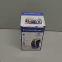 Mini Plug-in Heater, Portable Wall Space Heater with Remote, Small Wall Outlet Heating with Adjustable Thermostat and 12H Timer, LED Display for Home Office Bathroom Indoor Use (Brown)