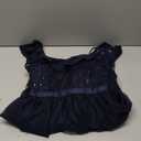 Wedtrend Sequin Dress for Women Short 80s Prom Dress Sparkly Cocktail Dresses Formal Dresses for Teens (Small, Navy)