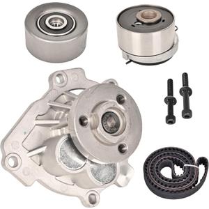 Timing Belt Component Kit with Water Pump,Timing Belt Tensioner and Idler Pulley Fit for 2009-2016 CHEVY AVEO/CRUZE/CRUZE LIMITED/SONIC 2009-2010 PONTIAC G34 Cyl 1.8 L/1.6 L