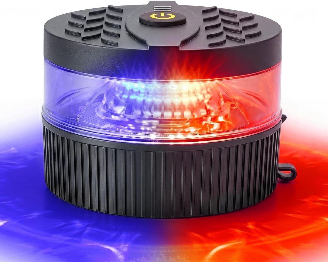 Battery Operated Beacon Strobe Light w/Magnetic Base