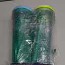 Clear Acrylic Tumbler with Straw and Lid 32 oz, Double Walled Insulated Reusable Plastic Iced Coffee Cup, To Go Cup Perfect for Parties, Birthdays, Fit in Cupholder, BPA Free, 2 Pack