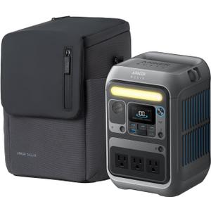 Anker SOLIX C300 Portable Power Station with Protective Bag, 288Wh, 300W