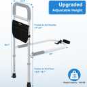 Panta Bed Rails for Elderly Adults Safety,Grey