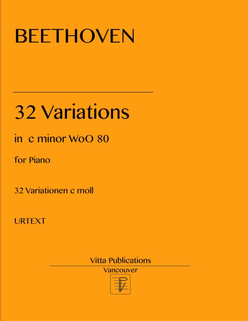 32 Variations: in c minor (Paperback)