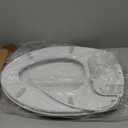 Brondell L60-EW LumaWarm Heated Toilet Seat with Night Light Three Temperature Settings, Gentle Close Lid, Easy Installation, Built-in Controls, Elongated, White