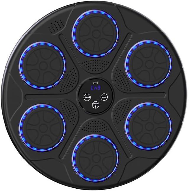 SGULNF Music Boxing Machine, 9 Modes & 9 Speeds, Wall-Mounted Punching Pad with Gloves for Adults, Kids, Women