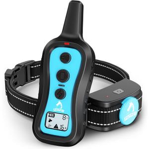 PATPET Dog Training Collar Dog Shock Collar with Remote - 3 Training Modes, Beep, Vibration and Shock, Up to 1000 ft Remote Range, Rainproof for Dogs
