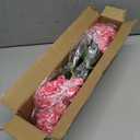 Artificial Geranium Fake Flowers for Outdoors Decoration, 6 Bundles Silk Geraniums Pink Flower UV Resistant Look Real Faux Plants for Outside Planter Front Door Garden Porch Patio Balcony Yard Home