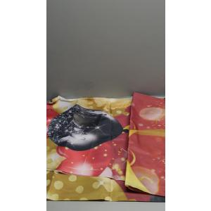 Red and Gold Birthday Banner - Indoor/Outdoor Party Backdrop Decorations 80*58