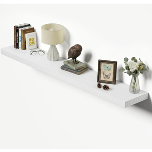Single Floating Shelves 48x10” Set of 1, White