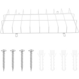 Exit Sign Wire Guard, Emergency Signal Protective Cover Emergency Lights Protection Cage Metal Wall Light Safety Wire Guard with Installation Screws for Shopping Mall Company School (360x175x35MM)