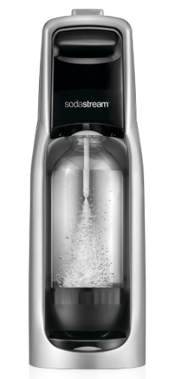 SodaStream Jet Black & Silver Sparkling Water Maker Kit