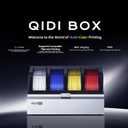 QIDI Box Multi-Color 3D Printing System for QIDI PLUS4 3D Printer, Active Drying (65C), NFC Intelligent Recognition and Filament Auto-Reload, Double Hardened Steel Gear for PLA/PETG/ABS/CF/GF/PA/PC