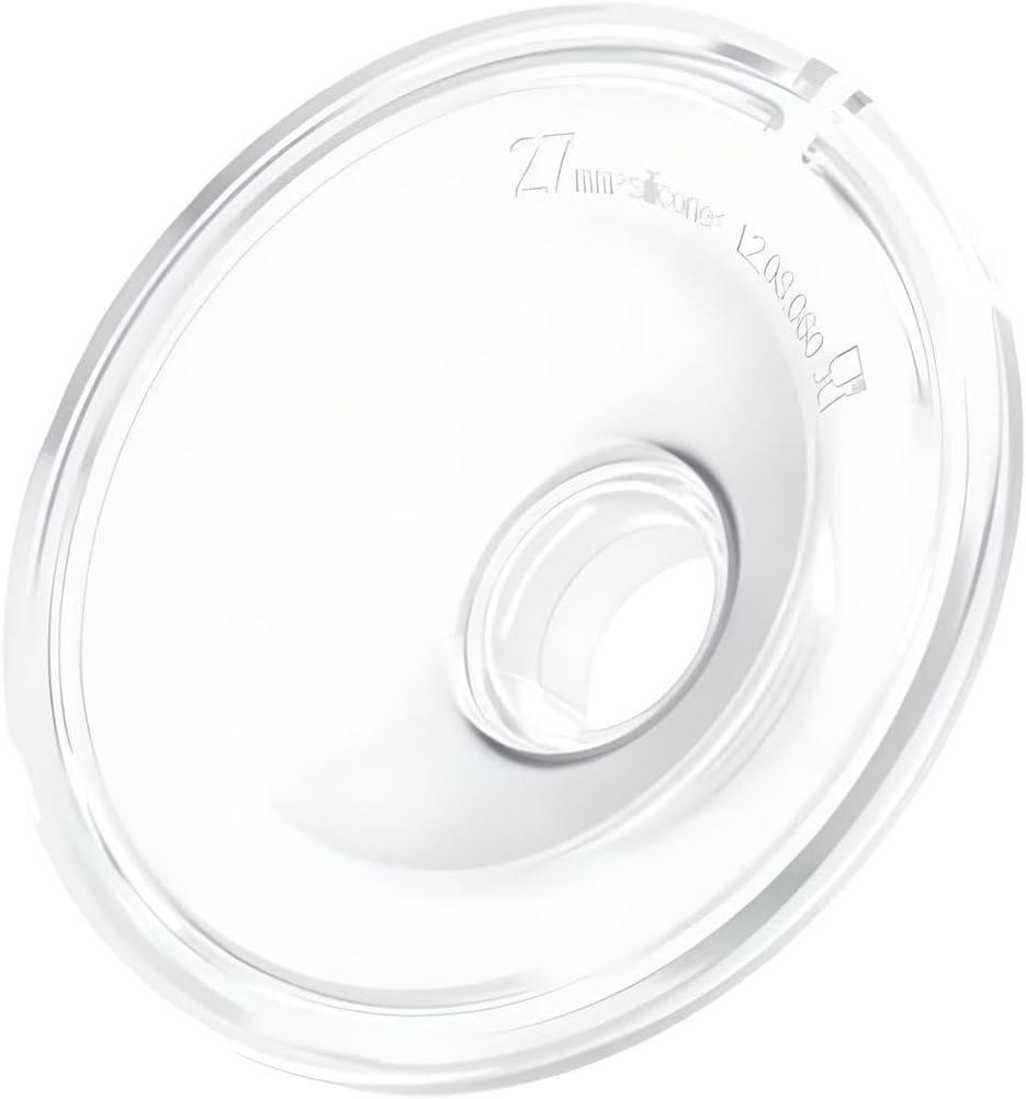 JIMOWANG Flange 27mm,Compatible with TSRETE/kmaier/eulumap/Momcozy S9/S12 Wearable Breast Pump,24mm Shield/Flange, Replacement Breast pump Parts/Accessories