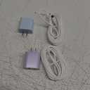 10 Foot Fast iPhone Charging Cable,2Pack 20W Dual Port USB C+A Wall Charger Block with 10FT Type C-C Charging Cable Apple Adapter for iPhone 17/17 Air/17 Pro/16/16e/16 Pro Max/15 Pro/iPad(Purple/Blue)