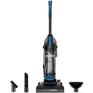 Eureka NEU185 PowerSpeed Upright Vacuum Cleaner Carpet and Floor, Lightweight Powerful Bagless Upright Vacuum with Washable Filter, Black