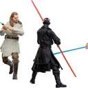 Star Wars The Black Series Qui-Gon Jinn, Darth Maul, OBI-Wan Kenobi The Phantom Menace 6 Inch Action Figures