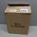 Desk Organizer with Drawers, Stackable Storage Drawers with Compartments Desktop Organization for Office Supplies, Makeup, Pencils, Tape, Erasers, Paperclips, Chargers (4 Pack) (Orange+Green+Yellow+Grey)