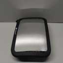 KeaBabies Baby Car Seat Mirror - Wide Shatterproof Backseat Infant Car Mirror for Baby Rear Facing, Crystal Clear View, Travel Accessories, Easy Install & Adjust for Removable Headrest (Matte Black) (Large 11.5 x 7.5")