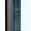 Grelife 13 Inch Tower Fan with Remote Controls, 3 Speed Settings, 90° Oscillation, 7.5 Timer, Ultra Quiet (25dB), Bladeless Design, Space-Saving for Bedroom, Office, Home, Dorm - Black