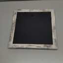 Boho Wall Mirror Decor, Set of 2 Rustic Farmhouse Accent Mirror 12x12 Inch, Square Shatterproof Vintage Style Mirrors for Wall, Small Decorative Mirrors for Living Room, Bedroom(Grey)