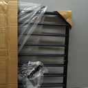 Babelio Baby Gate for Stairs, Kitchen & Doorways, No Bottom Bar| Easy Installation| One-Handed Operation| Auto-Close| Hardware Mount (Drill Needed) Safety Dog Gate (Black - B17, 34" H, 29-49" W-Wide)