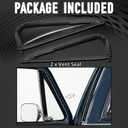 Front Door Window Vent Molding Rubber Felt Trim Seal Weather Strip Kit Fit Chevy C10 C20 C30 K10 K20 K30 K5 Blazer Suburban V1500 R1500 GMC C1500 C2500 C3500 K1500 K2500 K3500 Jimmy Truck