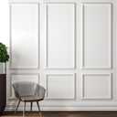 Pangda 3 Set Peel and Stick Wall Molding Kit, 3D Premade Accent Molding Wainscoting Panel for Interior Wall Moulding Decor, Ready to Assemble Wainscoting Accent Panel (24 x 54in)