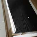 Night Stand, Fluted 3 Drawer Wide Farmhouse Nightstand with Gold Handle, Modern Wooden Bedside End Table for Bedroom, Living Room, Black