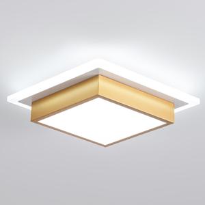 EIDISUNY Modern LED Ceiling Light, Hallway Ceiling Light, 6000K Cold White Flush Mount Ceiling Lamp, Square Hallway Lighting Fixtures for Living Room Bedroom Bathroom Kitchen