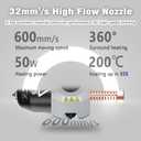 Original 3D Printer 0.4mm Nozzle for FLASHFORGE Adventurer 5M Hotend,3S Quick Detachable Nozzle,Up to 280 High Temperature High Flow 32mm/s Nozzle,Adventurer 5M Pro Nozzle