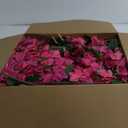 60 Pcs Artificial Faux Bougainvillea Fake Flower Silk Bougainvillea Branches UV Resistant Outdoor Indoor Decoration for Wedding Home Centerpieces Outside Decor (Rose Purple)