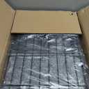 7 code Large Dish Drying Rack for Kitchen Counter, Detachable Large Capacity Dish Drainer Organizer, 2-Tier Dish Racks with Utensil Holder, Black