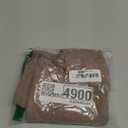 Women Casual Short Sleeve Tunic Tops V-Neck T Shirts Criss Cross Ribbed Slim Fitted Blouse (Small, Coffee)