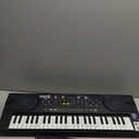 RockJam 49 Key Keyboard Piano,Sheet Music Stand, Piano Note Stickers & Simply Piano Lessons (Black)