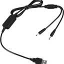 2 x 8.4V Heated Glove Charger USB 2-Head Charger Cable for Heated Gloves Socks Hats Mittens Heating Pad for 7.4V 3500 3000 2200mAh