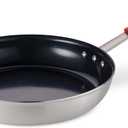 Tramontina Professional 14-Inch Ceramic Non Stick Extra Large Frying Pan, Heavy-Gauge Aluminum Skillet with Nonstick Coating, Dishwasher and Oven Safe, Black