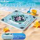 Brobear Floating Mahjong Table for Pool 31.531.5 | Swimming Pool and Hot Tub Float Board for Mahjong, Pools Game Tray for Mahjong, Card Game, Scrabble Dominoes & Poker