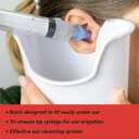 Acu-Life Earwax Removal Kit for Adults, Tri-Stream Syringe Tip for Ear Cleaning, Includes Removal Basin, Safe Care Tool for Wax Build-up, Gentle Ear Hygiene Solution