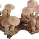 Barydat Resin Mushroom Decor Cottagecore Mushroom Wall Decor Vintage Wall Hanging Sculpture Vintage Farmhouse Hanging for Home Bedroom Living Room Birthday Gift