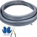 WPW10381562 WFW9050XW00 Door Boot Seal Replacement for Whirlpool Maytag Amana Lnglis Washing Front Load Washer Door Gasket Seal W10290499 WFW9250WW01 W10300559 WFW9150WW00 WFW9150WW01 W10381562