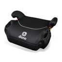 Diono Solana, No Latch, Single Backless Booster Car Seat, Lightweight, Machine Washable Covers, Cup Holders, Black